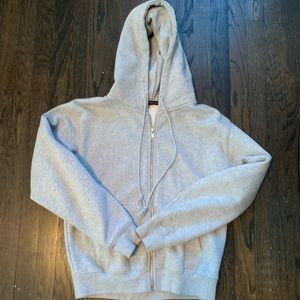 grey brandy melville christy hoodie - regular fit
